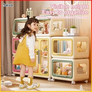 Kid‘s Storage Capacity With Lid Stackable Toy Storage Box Snack Storage Oragnizer