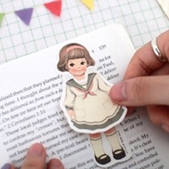 韓國【Afrocat】paper doll mate sticky memo〈Sally〉便條貼 標籤貼 記事貼