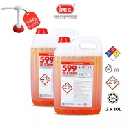 100-599-C Multipurpose Cleaner Detergent without Rinsing, IMEC 599 M Clean, Halal, 2 x 10L