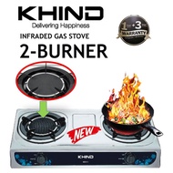 [MURAH INFRARED GAS STOVE] KHIND INFRARED GAS COOKER IGS 1516 (FREE BUBBLE WRAP)