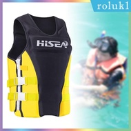 [Roluk] vest kayak buoyancy motor boat fishing black