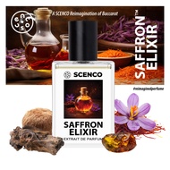 SCENCO SAFFRON ELIXIR Extrait De Parfum 30ml | Unisex Perfume | Sweet Saffron Amber Scent