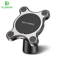 FLOVEME Car Mount Qi Wireless Charger For Mobile Phone Wireless Charging Car Phone Holder For iPhone12 11 For Xiaomi