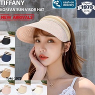 Rnv691 TIFFANY Chapeau Anti UV Sun Hat Beach Hat UV Hat Woven Hat Women's Hat