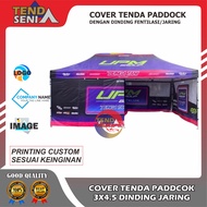 TENDA 3x4.5 Paddock Tent Cover with ventilation wall net/