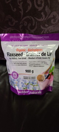 Webber Naturals 有機亞麻籽粉 900克