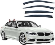 QPKPUPYW Compatible for BMW 5er 520i 2003-2022 E60 F10 G30 Window Visor Wind Deflectors Rain Visors 