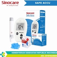 Alat Cek Gula Darah Sinocare Safe Accu | Sinocare Gluco Check Alat