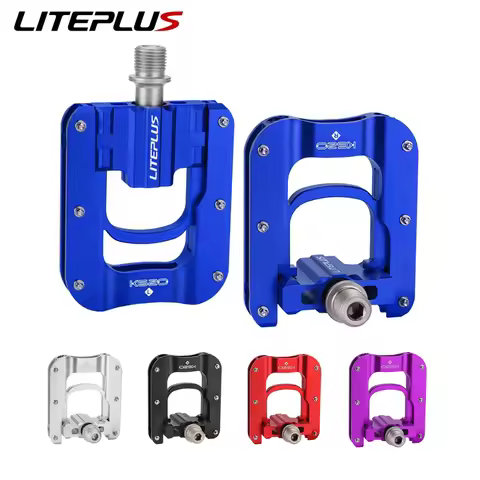 Liteplus K620 Three Bearing Folding Pedal Aluminum Alloy Double-sided Anti-slip Pedals For Brompton 