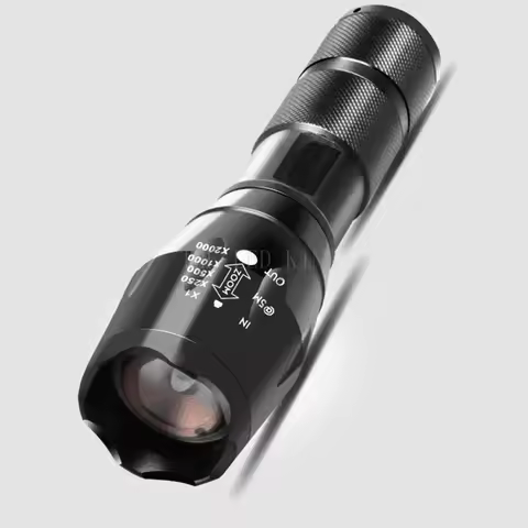 Portable Powerful LED Lamp XML-T6 Flashlight Linterna Torch Uses 18650 Chargeable Battery Outdoor Ca