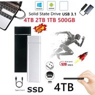 20TB External Hard Drives 2TB Mobile Solid State Drive USB 3.1 Data Storage 8TB Portable Hard Disk