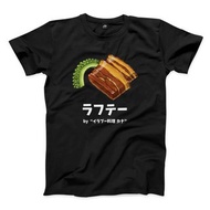 沖繩風燉豬肉 - 黑 - 中性版T恤