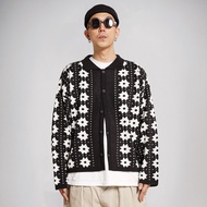 BOWLER LOOSE KNIT CARDIGAN BLACK Cardigan Men Knitwear Men