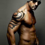 2 Sheets Large Tribal Totem Temporary Tattoo - A4 Size 8.27'' x 11.67'' - Body Tattoos Sticker for M