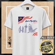 Malaysia Independence Day August 31st T-shirt, pure cotton, round neck, short sleeves, unisex