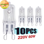 Zhongyanxi 10Pcs Oven Light Bulb G9 High Temperature Bulb Steamer Light 25w 28w 40w 60w SG