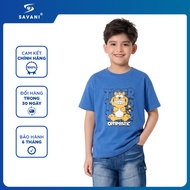 Boy's T-shirt short sleeve SAVANI, Basic Design, Sharp Print, Soft Cotton BTS041S5