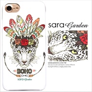 【Sara Garden】客製化 手機殼 蘋果 iPhone6 iphone6S i6 i6s 民族風 羽毛 白虎 保護殼 硬殼