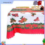 150cm*180cm Christmas Table Cloth Rectangle 6 Seater 8 Seater Rectangle Table Cover Cotton Dust Proo