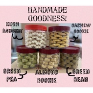 2024 CNY HALAL Certified Goodies Handmade cookies Kueh Bangkit/ Green Pea/ Green Bean/ Almond/Cashew