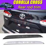 Toyota 2020-2022 COROLLA CROSS Rear Rod Trim Strip Inscription Car Decoration Bumper Contrast Tailgate