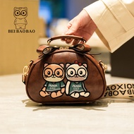 North Bag Source Cartoon Bear Design Bag Temperament Mature Woman One-Shoulder Diagonal Pillow Femal
