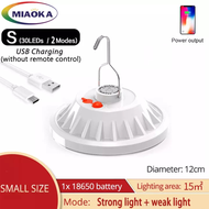 MIAOKA 300W 150W Rechargeable LED Bulb Lamp Remote Control Solar Charge 120/60 lamp beads Portable E