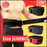 JUMBO Gym Fitness Belt Premium Waist Support Belt Bodybuilding Fitness Corset Weight Lifting Gym Bel