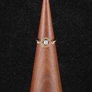 BVLGARI(寶格麗)  18K玫瑰金 鑽石 玫瑰金 BVLGARI BVLGARI翻轉戒指 單鑽戒指 18K