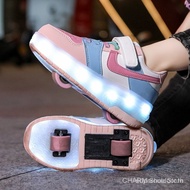 [Ship now] Yonex sports shoes roller skating shoes with LED lights double wheels guaranteed quality 