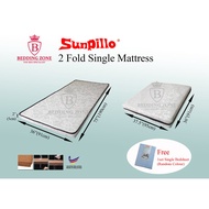 Sunpillo 2 Fold Single Mattress (Fibre) (Tilam Single)