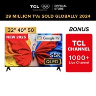 2025 NEW | TCL S5K QLED TV | 32 40 43 50 inch | Dolby Audio | HDR 10 | 2K Smart Google TV