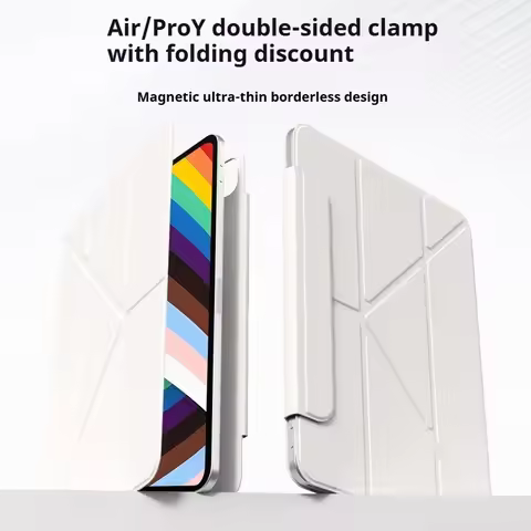 RBP Y-Shaped Folding Case Magnetic iPad A16 10/11th Gen, iPad Pro 11 13 12.9 Air 11 Air4/5 mini 6 Wi