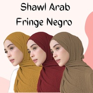ARAB FRINGE SHAWL, SOFT & IRON-Less COTTON  BEST QUALITY