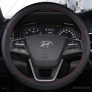 Car Steering Wheel Covers 38cm For Hyundai i30 Creta Tucson ix35 Solaris Elantra Santa Fe Kona i40 Palisade Auto Accessories