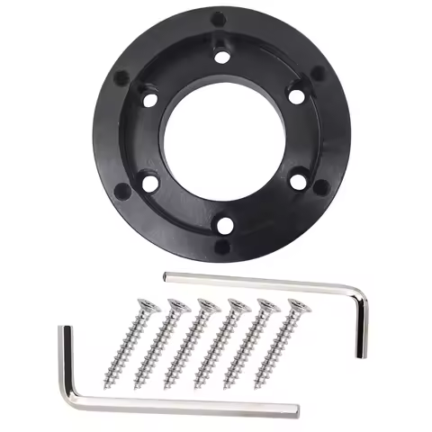 1Pc For Logitech G29 G920 G923 70mm Racing Game Steering Wheel Adapter Plate Metal Modification Part