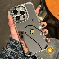 Funny Duck Mirror Phone Case For Realme GT 8 7 5 Pro 3 Neo 8 7X 7 6 5 SE 240W V70 V60 V60S V23 V23i 