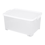 กล่องอเนกประสงค์พร้อมล้อและฝาล็อก 50 ลิตร Fiona KASSA HOME รุ่น JCJ-5116 ขนาด 63 x 42 x 30.5 ซม.