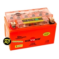 KOYOKO MOTORCYCLE BATTERY YTZ10S (BTZ10S) 12V8.6AH/10HR