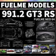 FuelMe Fumei 1: 64 Porsche 991.2 GT3 RS Resin Car Model