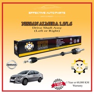 Creator Auto Parts Drive Shaft Nissan Almera 1.5/1.6 (Warranty 1 Year or 60000km)