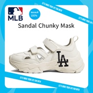 1 MLB Sandal Chunky Mask Sneakers Black And White