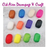 Air Drying Toy Clay 200 gram from Yenji Clay Craf - air dry clay, no baking required. To craft figur