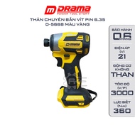 Thân máy chuyên bắn vít pin DRAMA D5668 Động cơ Không chổi than Lực siết 360Nm 4 tốc độ Đầu ngậm vít