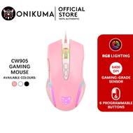 ONIKUMA CW905 Wireless Gaming Mouse เม้าส์เกมมิ่ง เม้าส์ไร้สาย ออฟติคอลเซ็นเซอร์ 3600 DPI แสงไฟ RGB