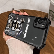 Casing Hp untuk Samsung A03s A02s M02s F02s Case Bear Robot Kasing airbag double protective Kesing S