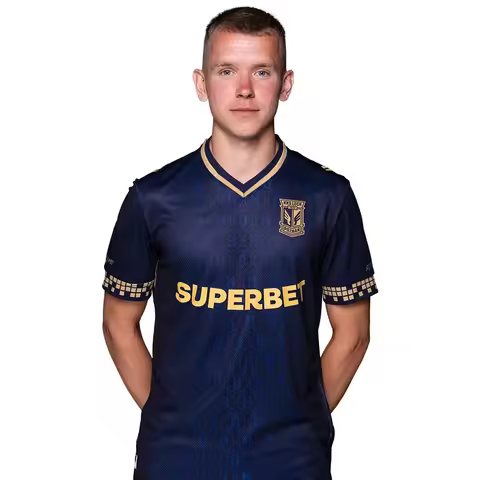 Lech Poznan 2025-26 football jersey Ekstraklasa jersey Autumn Sports Dry Quickly Men's T-Shirt Child