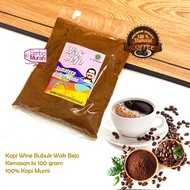 Kopi Wine Wak Bejo / Kopi Bubuk Asli / Sumatera Coffee 100% Wine 100gr / Kopi Fermentasi Murah - COD