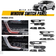 MTTO Perodua Ativa Interior Door Window Switch Panel  Cover Accessories