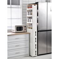 廚房夾縫置物架側面抽拉柜冰箱側邊縫隙柜薄窄身衛生間夾縫收納柜